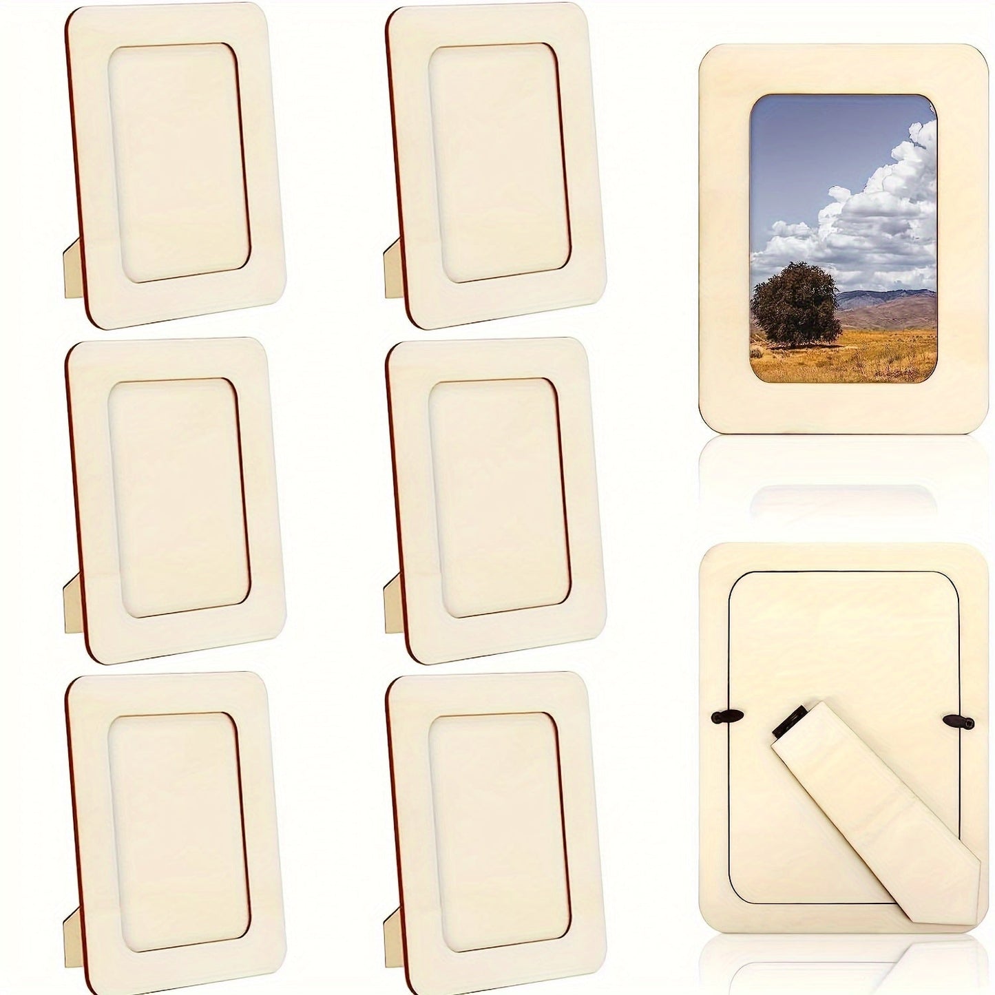 Personalized Wooden Picture Frame Set