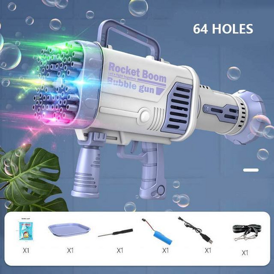 Fun Flashing Bubble Blaster Toy Gun - Fesara