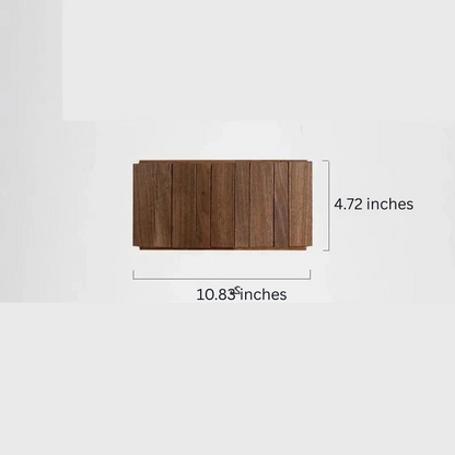 Rustic Wood Wall Coat Rack with Hooks
