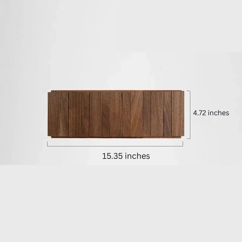 Rustic Wood Wall Coat Rack with Hooks