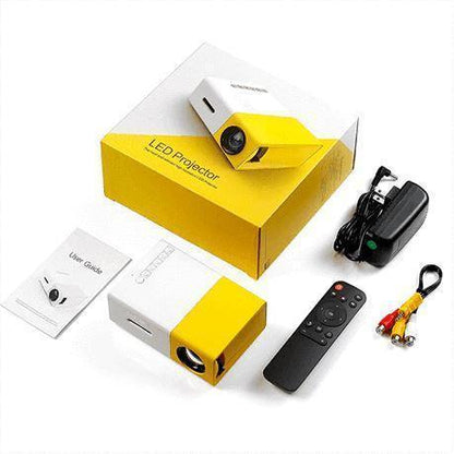 Portable 600lm Mini HD Projector