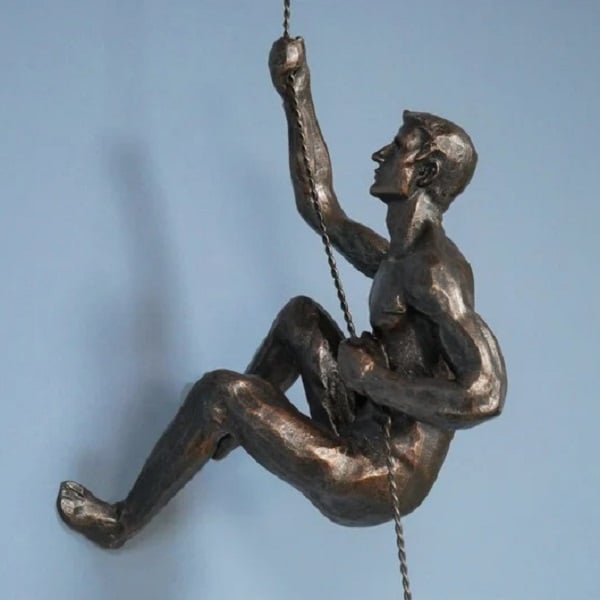 Metal Climber Figurine Decoration