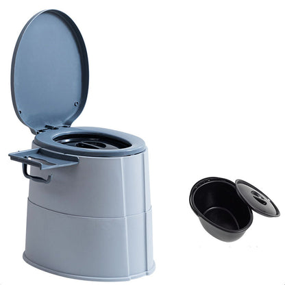 Modern Plastic Floor Mount Toilet Bowl with Seat - Fesara