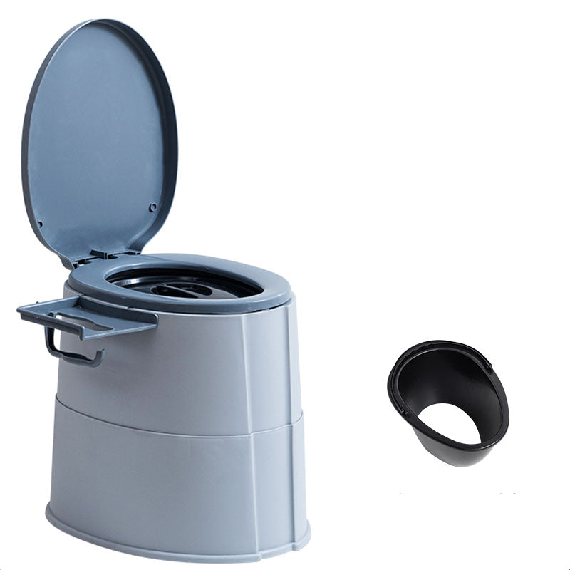 Modern Plastic Floor Mount Toilet Bowl with Seat