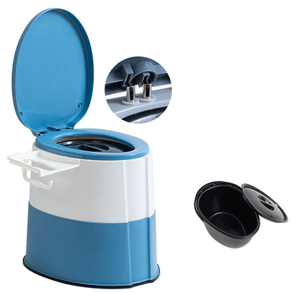 Modern Plastic Floor Mount Toilet Bowl with Seat