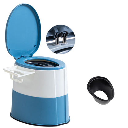 Modern Plastic Floor Mount Toilet Bowl with Seat
