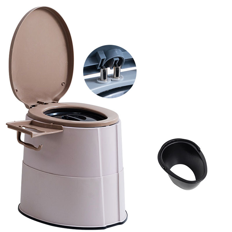 Modern Plastic Floor Mount Toilet Bowl with Seat