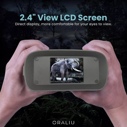 Clear Night Vision Binoculars - 5x Zoom HD Infrared
