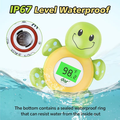 AquaVeilig Baby Bath Thermometer - Accurate Digital Water Temp Gauge