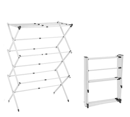 Portable 3-Tier Folding Clothes Dryer Rack