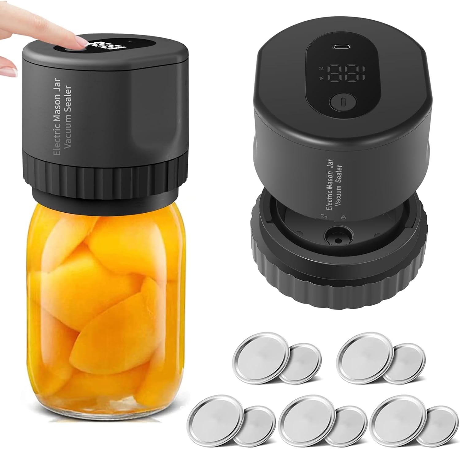 Easy Food Saver Vacuum Sealer Kit – Automatic Airtight Seal - Fesara
