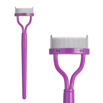 Precise Eyelash Comb and Mascara Brush Set