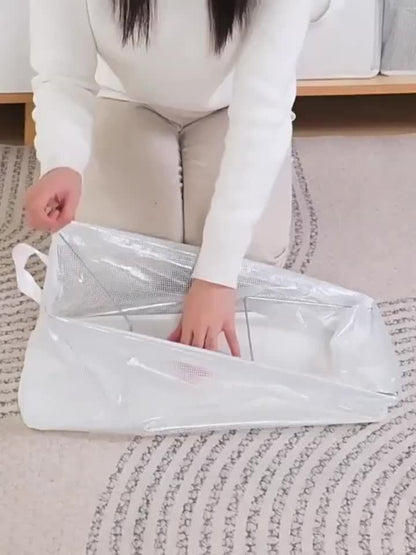 Compact Collapsible Storage Containers for Clothes and Books