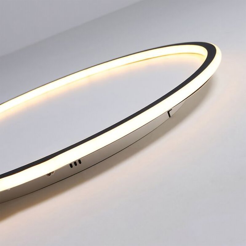 Stylish Round LED Ceiling Light with Dimmable Brightness