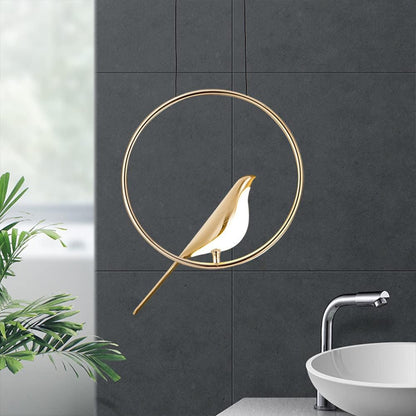 Colorful Bird Shaped Pendant LED Lamp - Fesara