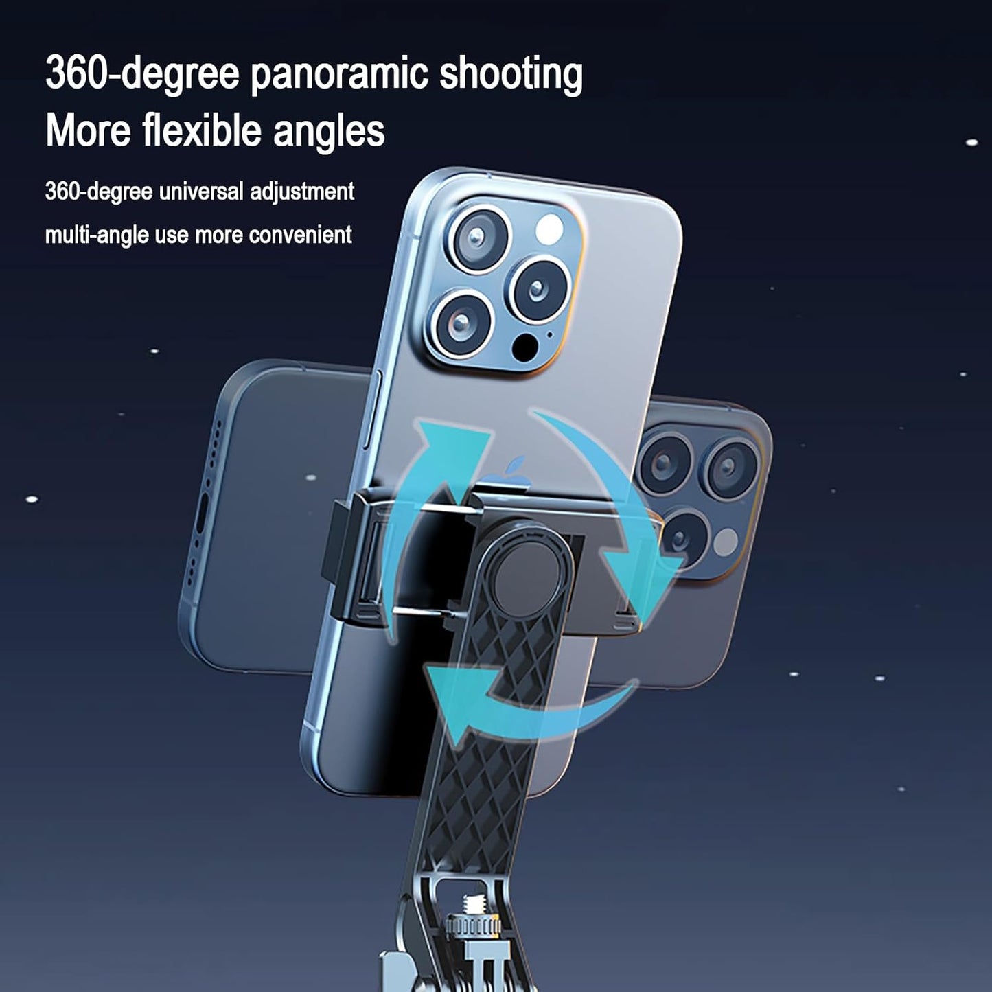 Portable 70 Collapsible Bluetooth Selfie Tripod Stand