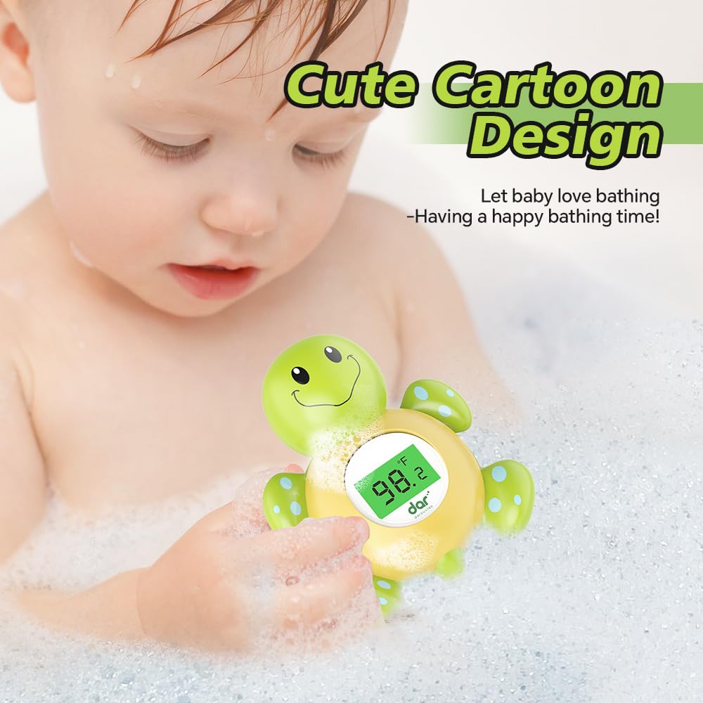 AquaVeilig Baby Bath Thermometer - Accurate Digital Water Temp Gauge