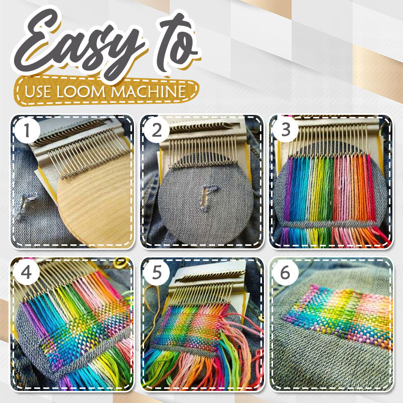Portable Compact Weaving Loom Machine