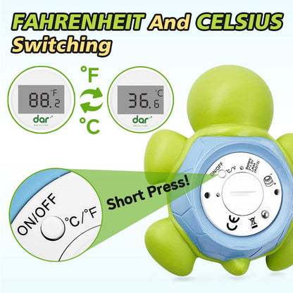 Accurate Baby Bath Digital Thermometer with Color Alert