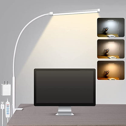 Bright Adjustable LED Desk Lamp with USB Port
