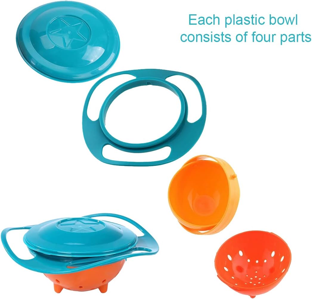 Fesara | Kids Anti-Spill Rotating Feeding Bowl