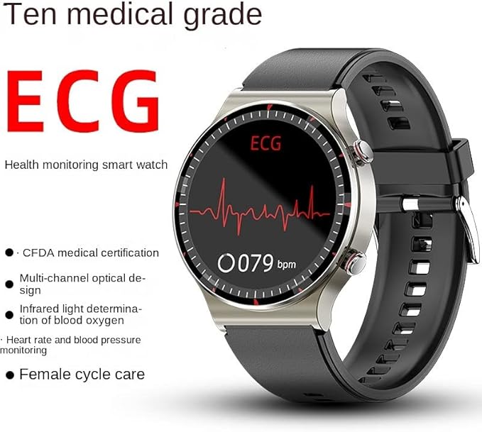 Accurate ECG Smartwatch with Continuous Health Tracking