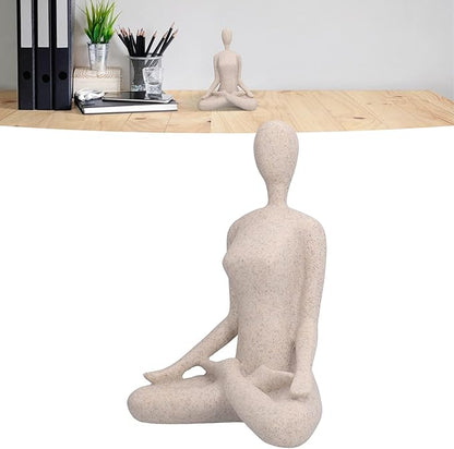 Serenity Yoga Figure - Contemporary Home Decor Statue