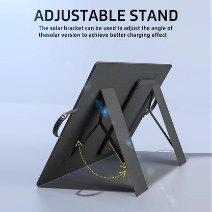 Compact 1000W Portable Solar Power Kit with Fast Charging