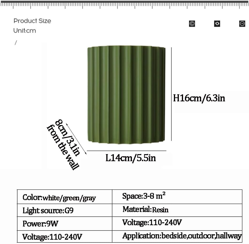 Simple LED Wall Lamp – Warm Ambient Up Down Light
