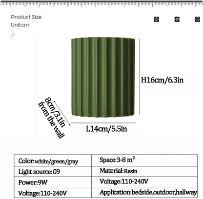 Simple LED Wall Lamp – Warm Ambient Up Down Light