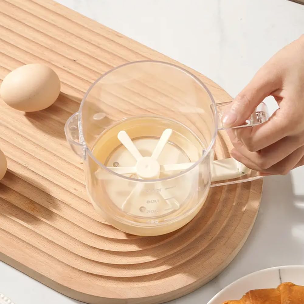 Practical Measuring Cup with Built-In Strainer