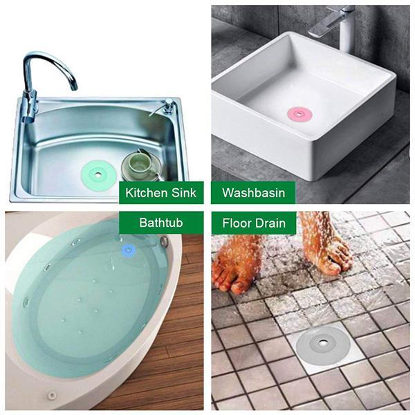 Bathtub Drain Stopper with Hair Catcher Strainer