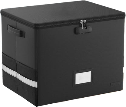 Durable Vinyl Record Storage Box - Waterproof Case