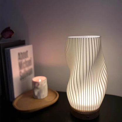 Curvy Color Changing Table Lamp