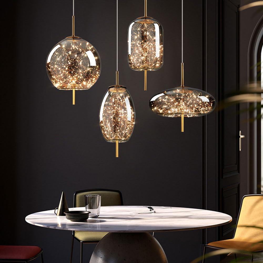Modern LED Hanging Light Ceiling Fixture