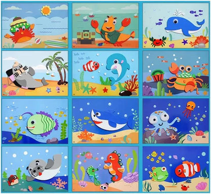Fun 3D Jigsaw Puzzle with Colorful Stickers