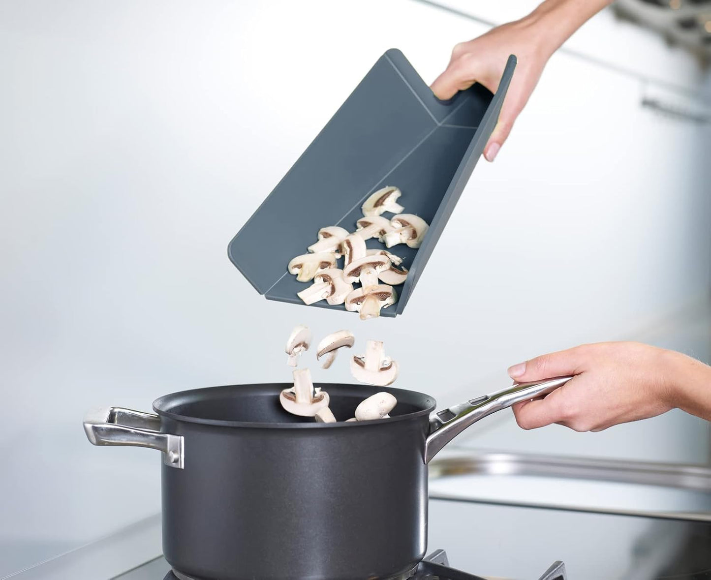 Portable Collapsible Cutting Board with Soft Grip Surface
