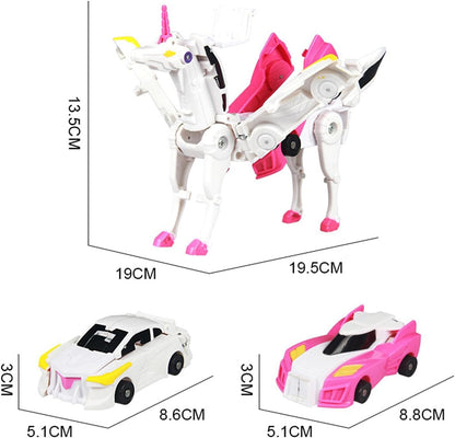 Colorful Unicorn Convertible Toy Car