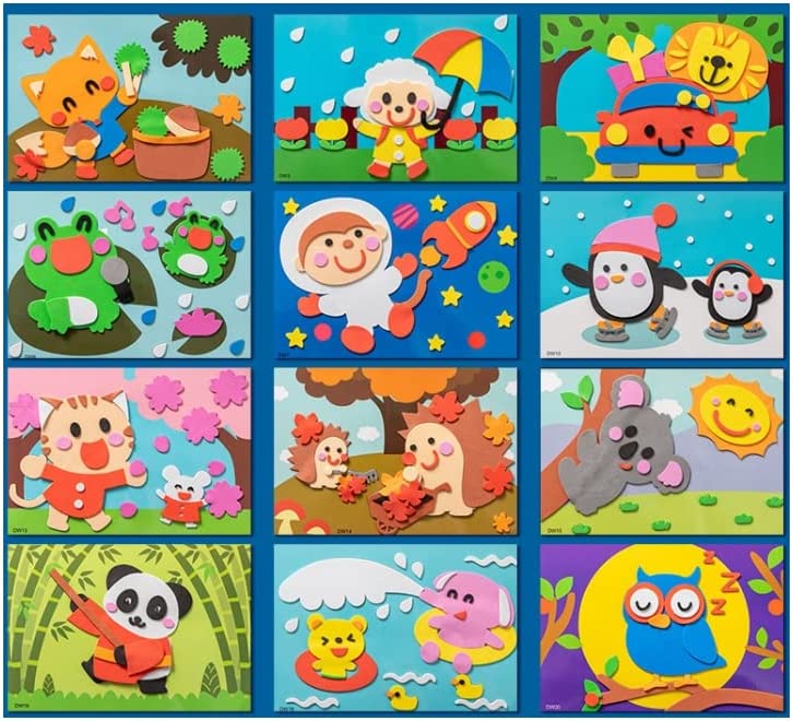 Fun 3D Animal Stickers for Kids