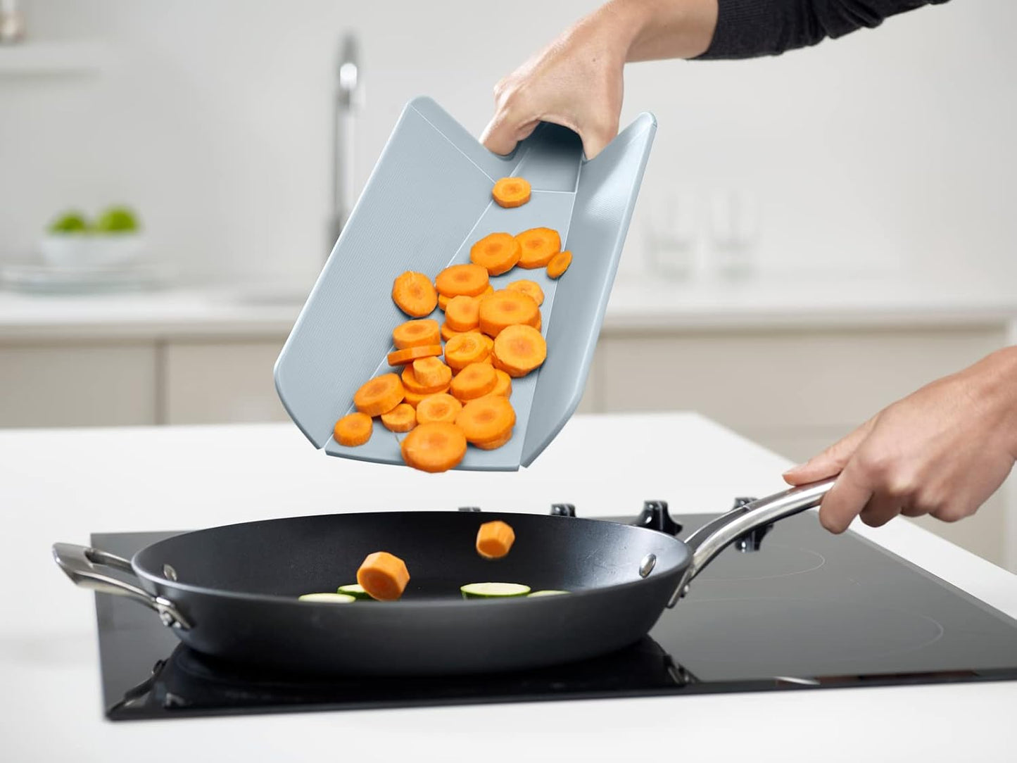 Portable Collapsible Cutting Board with Soft Grip Surface