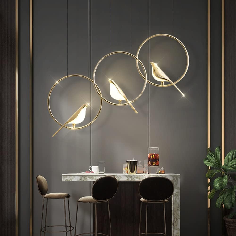 Colorful Bird Shaped Pendant LED Lamp