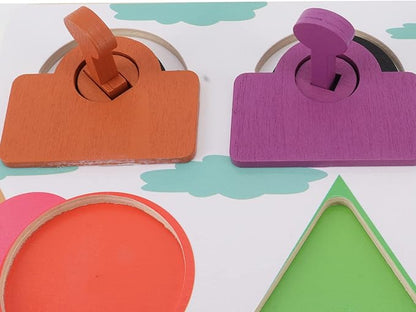 Interactive Learning Wooden Board for Kids