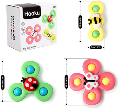 Colorful Bath Time Spinner Toy