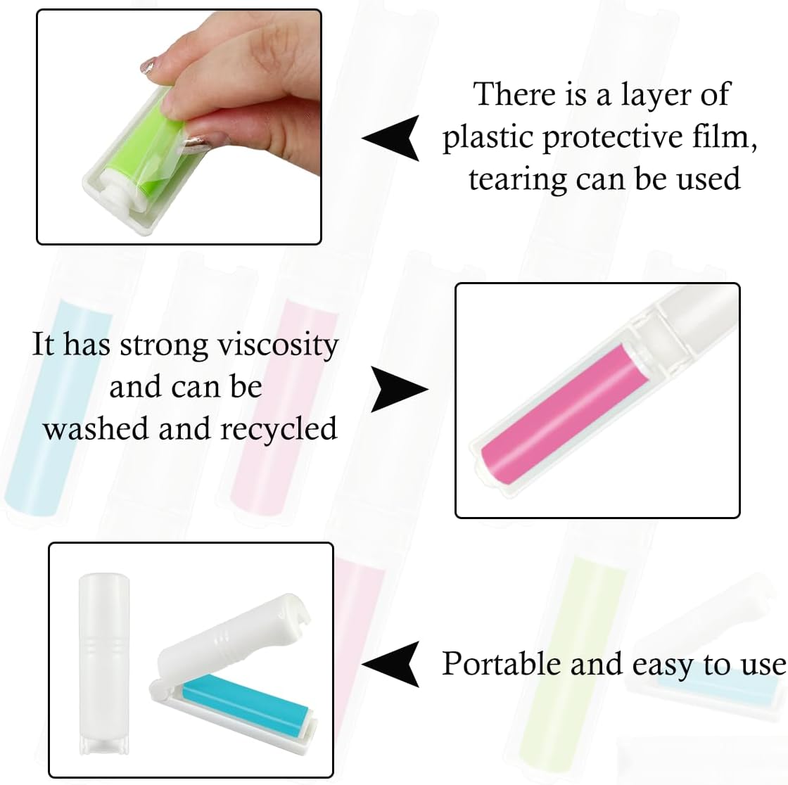 Pet Hair Remover Lint Roller Set