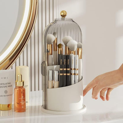 Rotating Makeup Brush Holder Storage