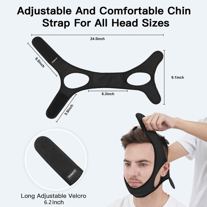 Soft Anti Snore Chin Strap for Better Sleep