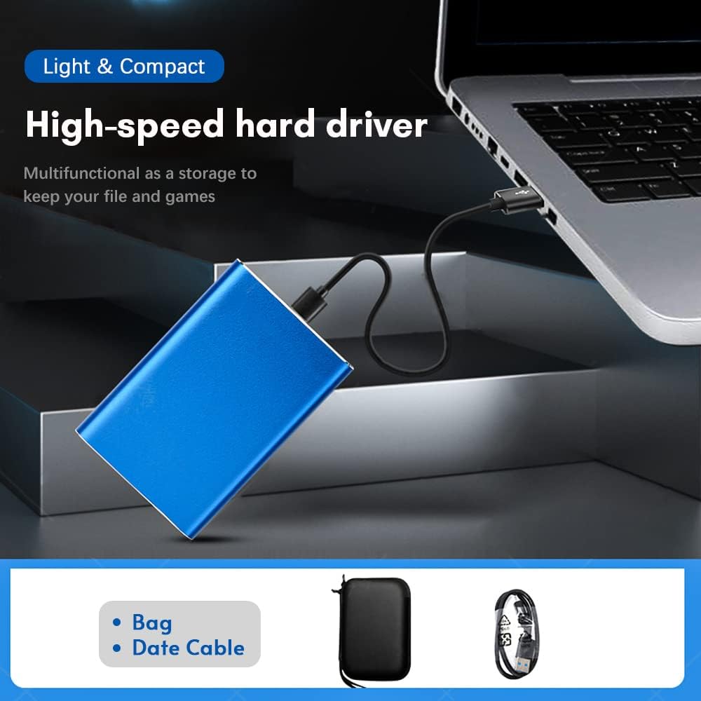 Compact 1TB USB 3.0 External Hard Drive
