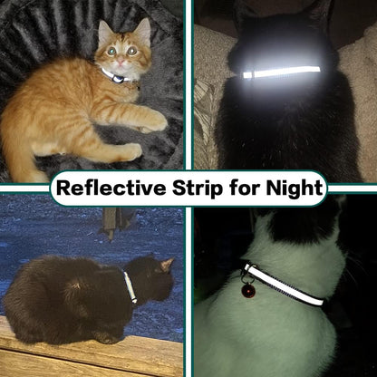 Comfy Pet Collar with Quick Release - Reflective & Tracker Friendly