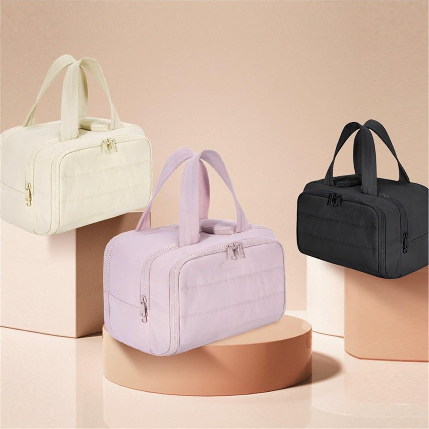 Spacious 4-in-1 Travel Toiletry Bag for Women