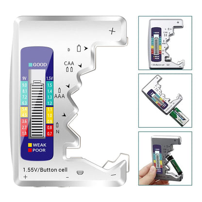 Portable Battery Tester Volt Checker Device